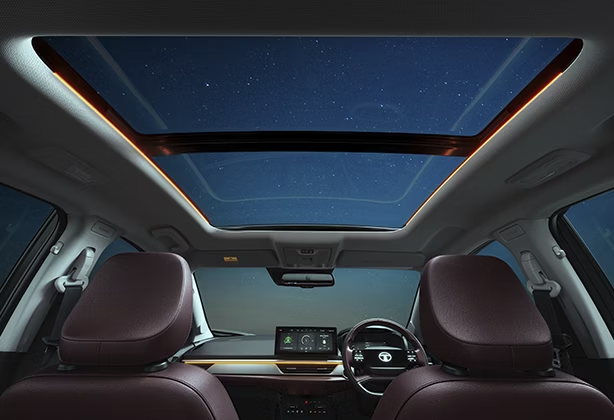 Voice-assisted panoramic sunroof