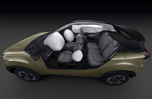 Multiple airbags